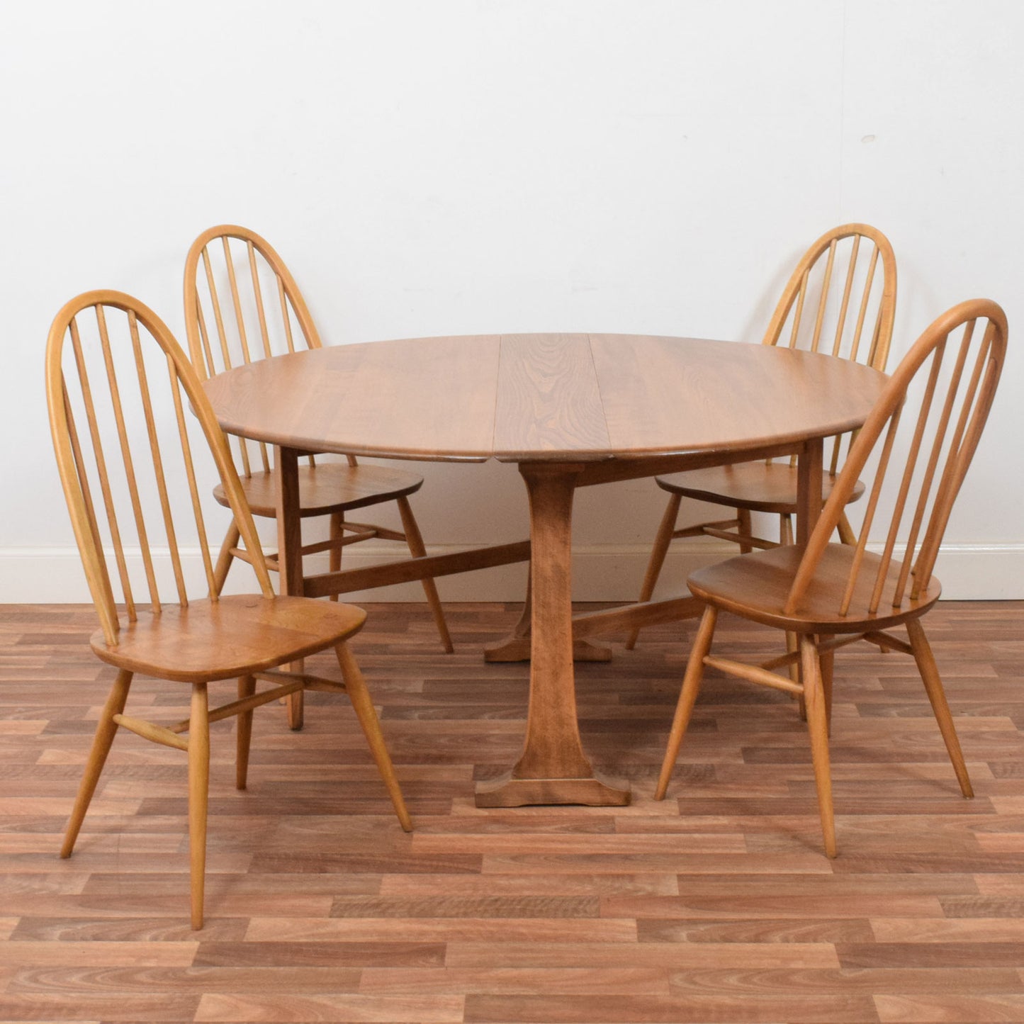 Ercol Drop Leaf Table and Four Chairs
