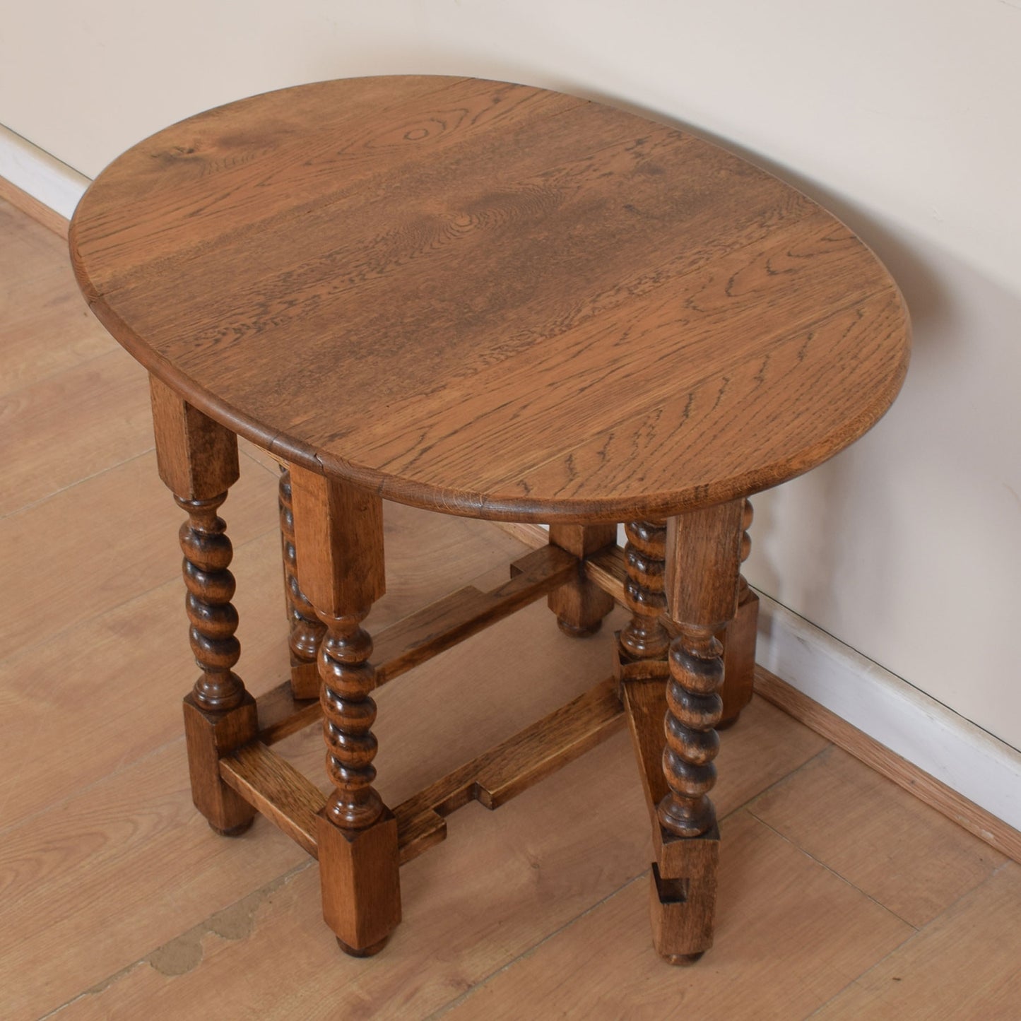 Barley-Twist Dropleaf Occasional Table