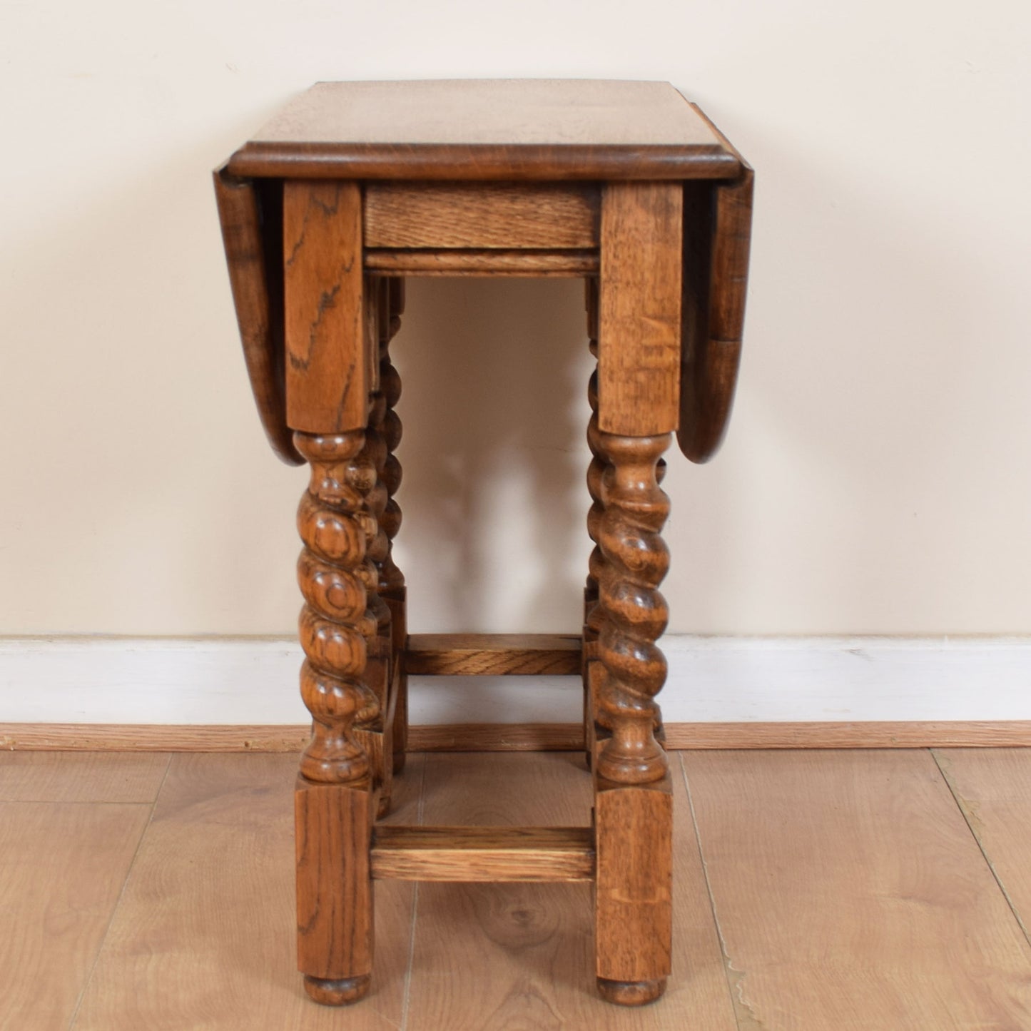 Barley-Twist Dropleaf Occasional Table