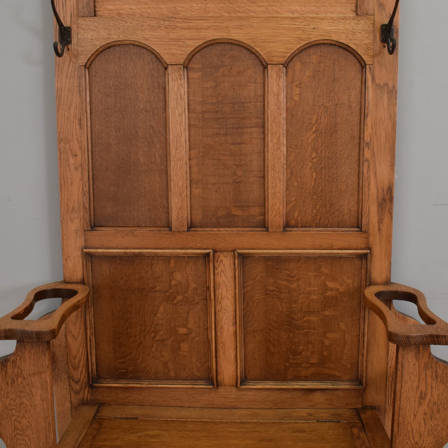 Refinished Oak Hall Stand