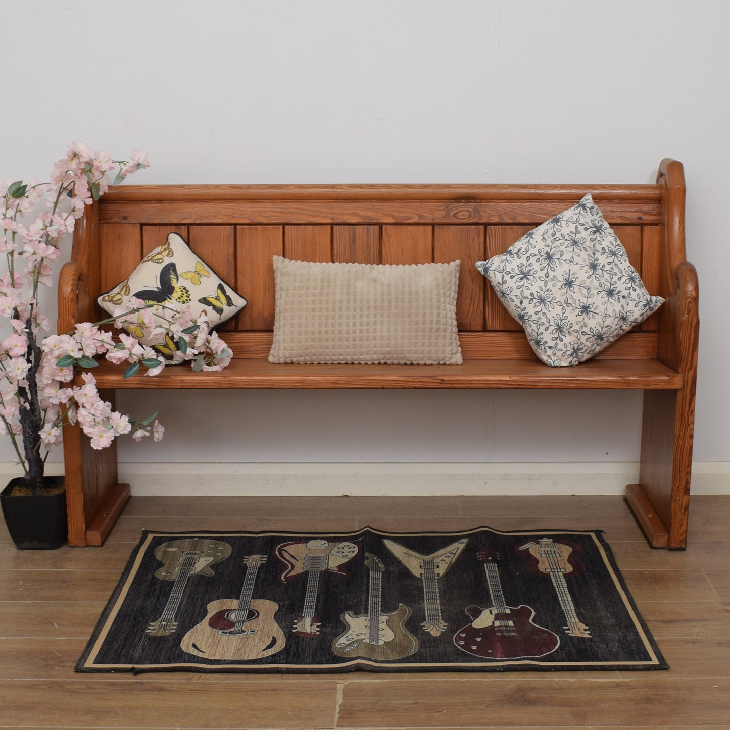 Restored Church Pew