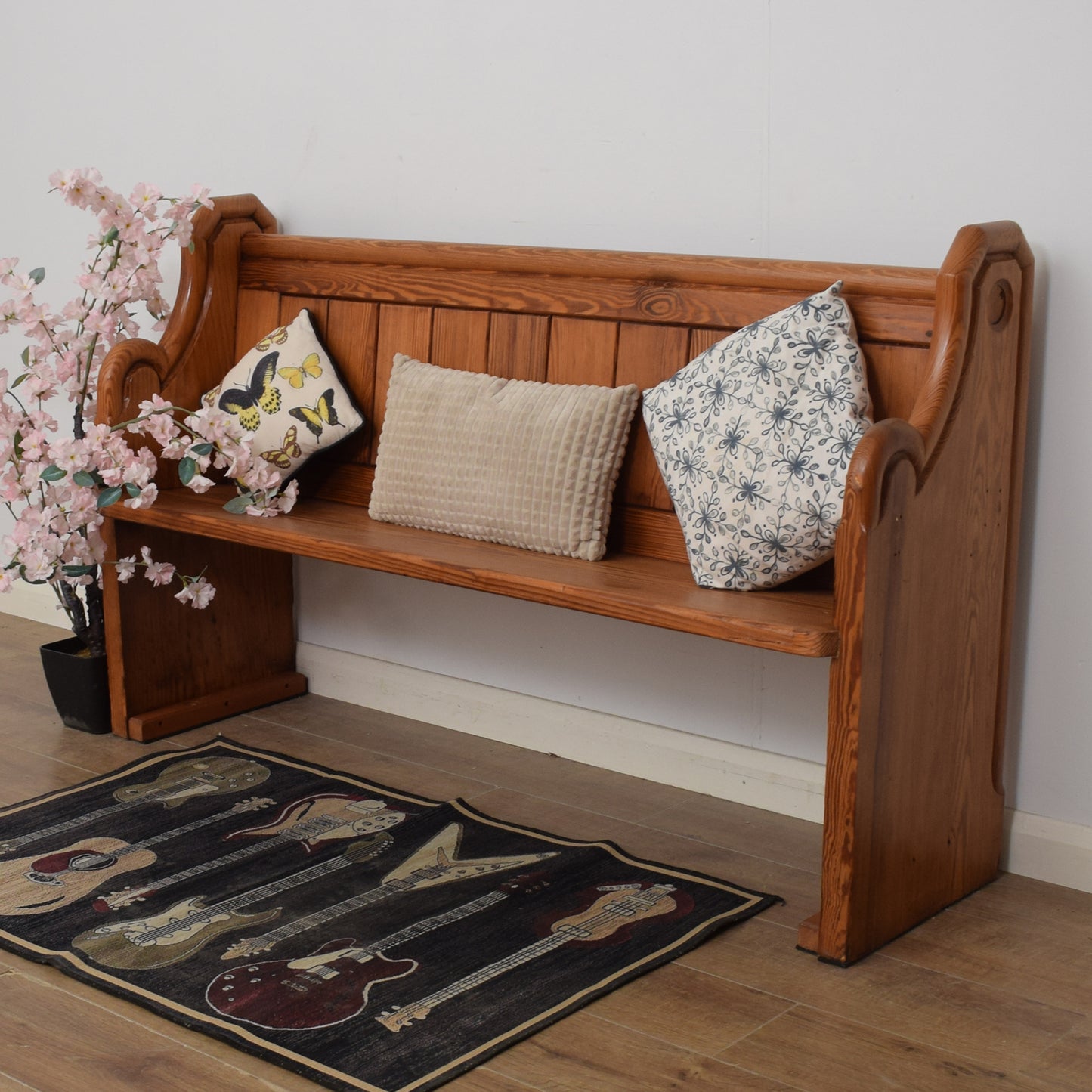 Restored Church Pew