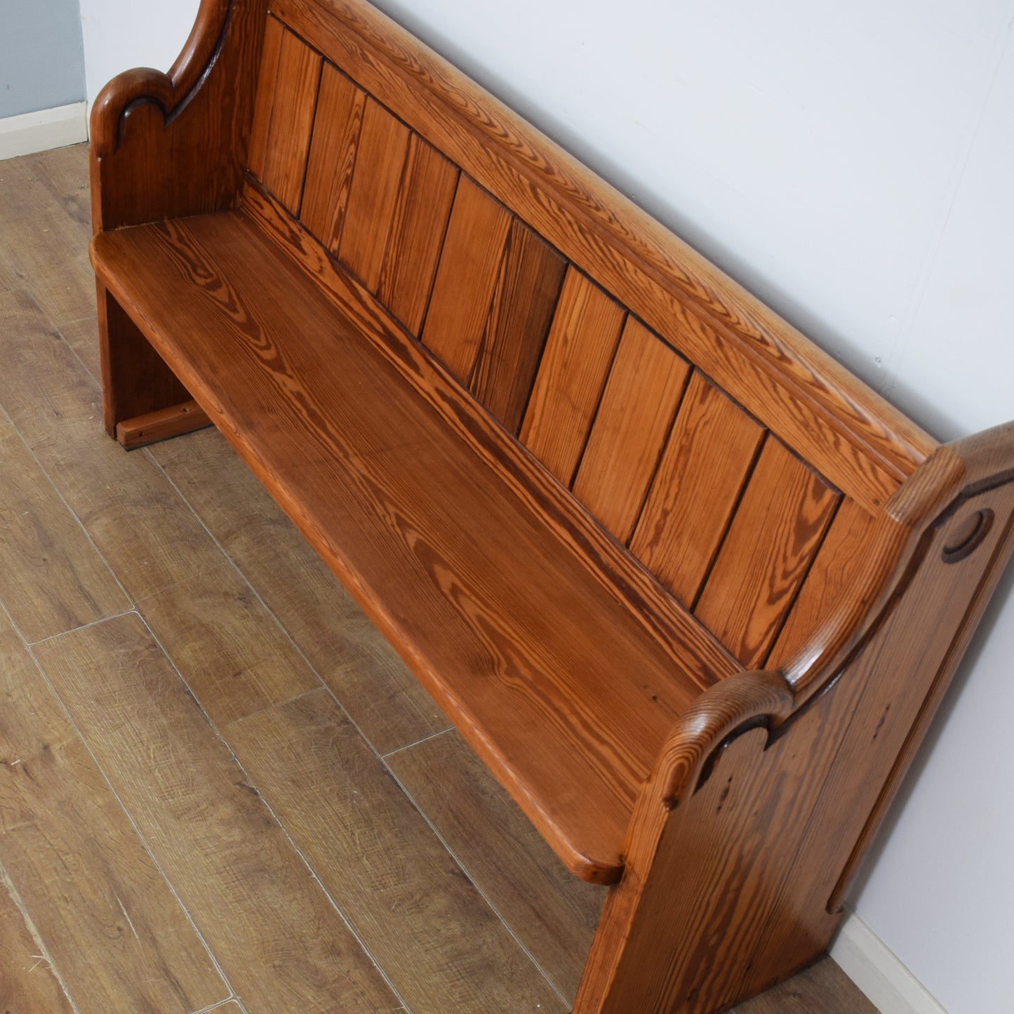 Restored Church Pew