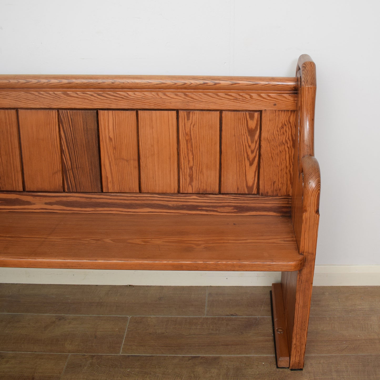 Restored Church Pew