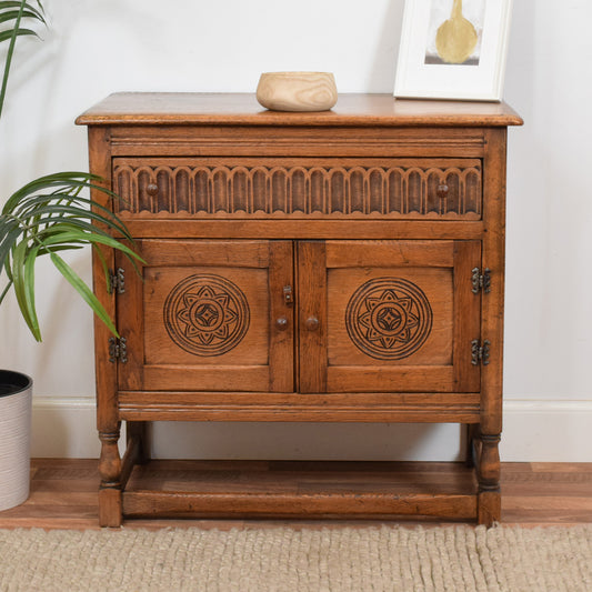 Carved Oak Cabinet