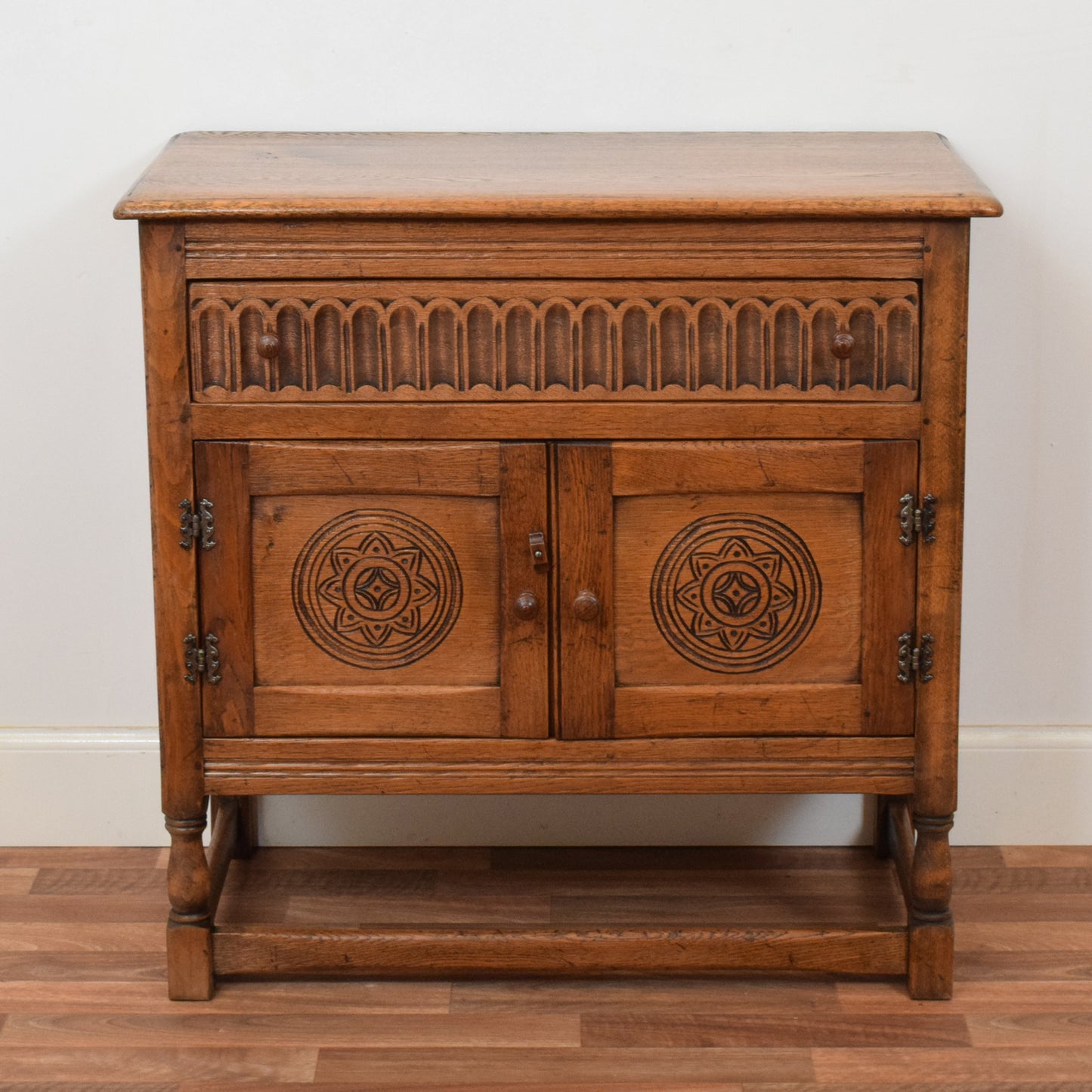Carved Oak Cabinet