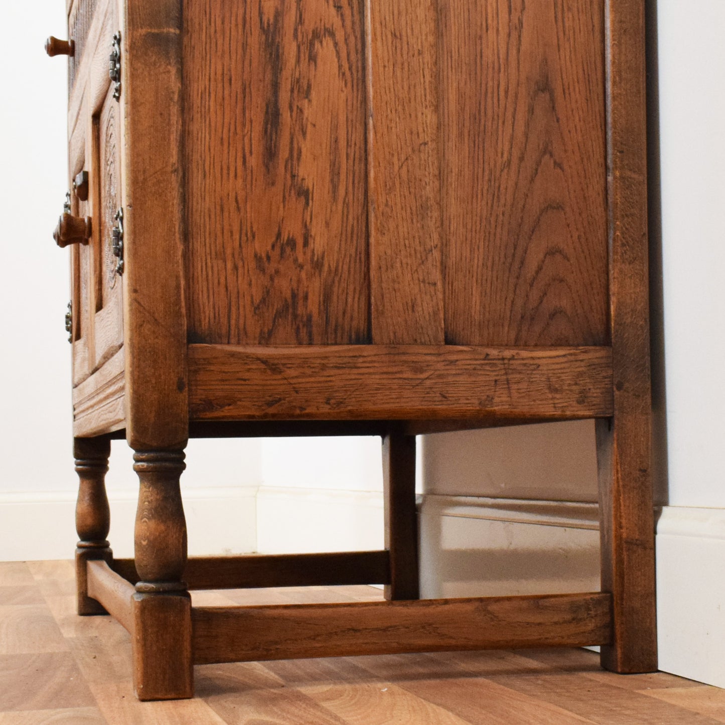 Carved Oak Cabinet