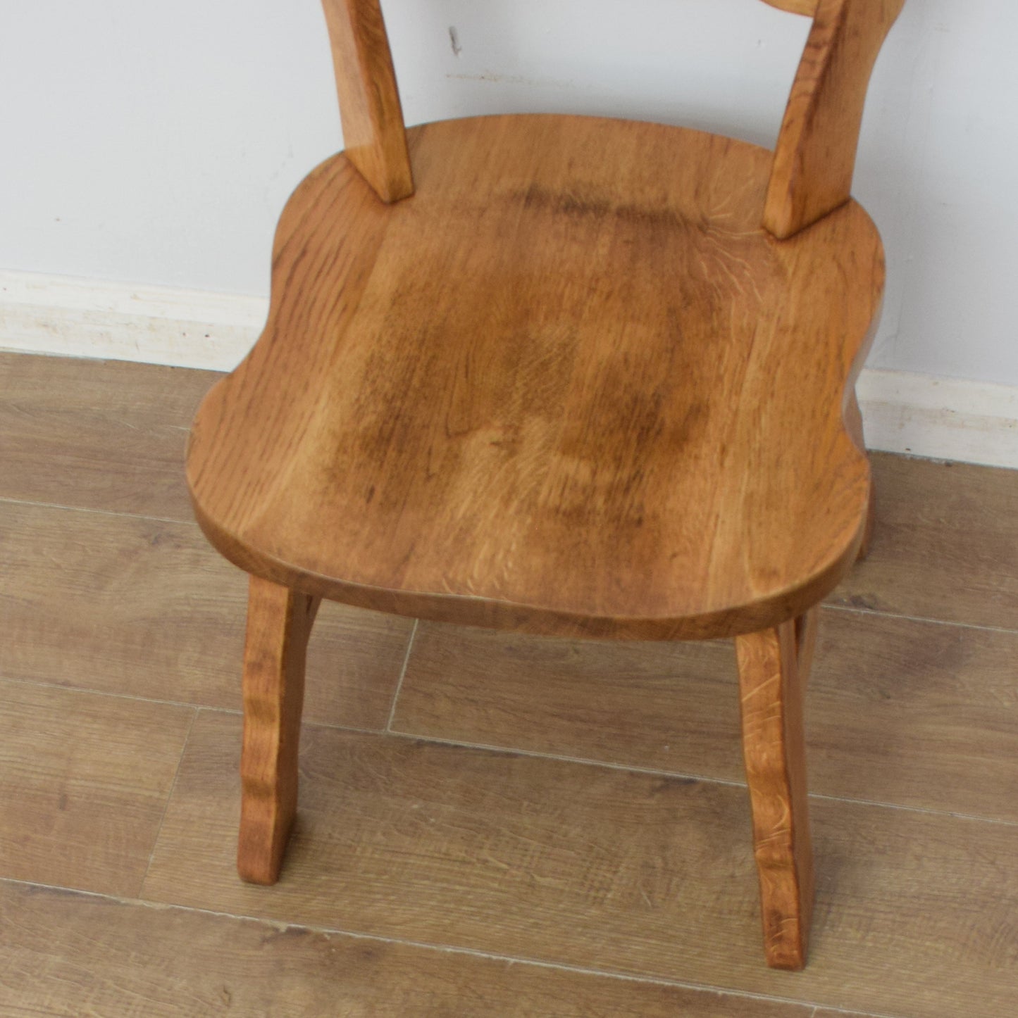 Solid Oak Table and Six Chairs