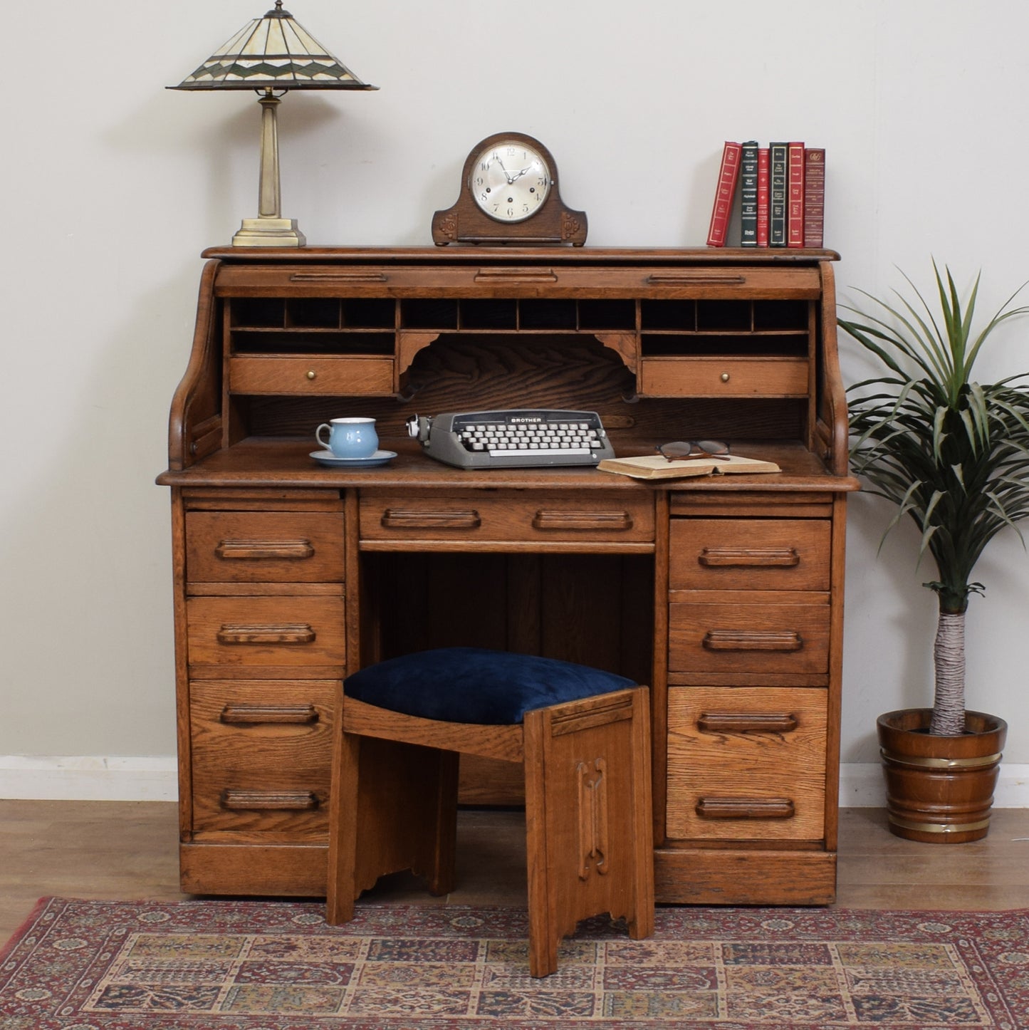 Antique Roll Top Desk