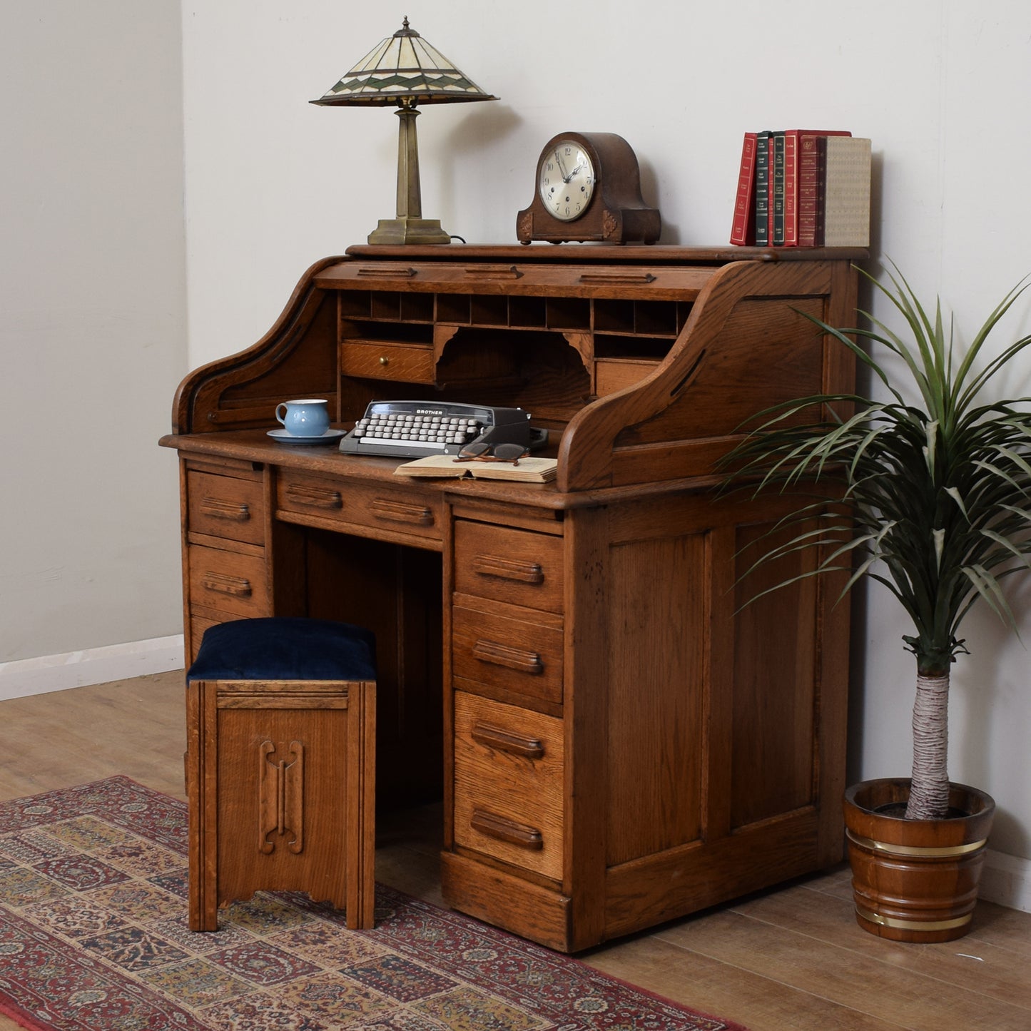 Antique Roll Top Desk