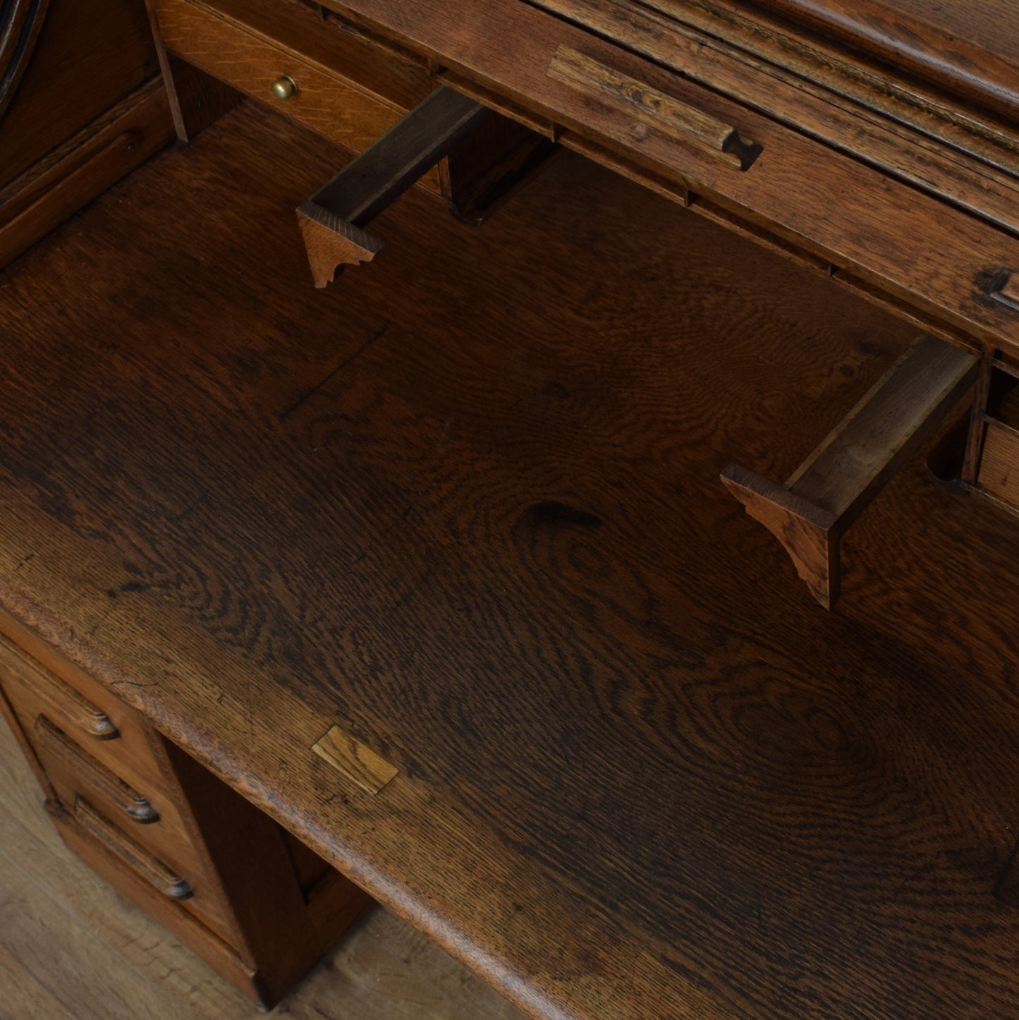 Antique Roll Top Desk