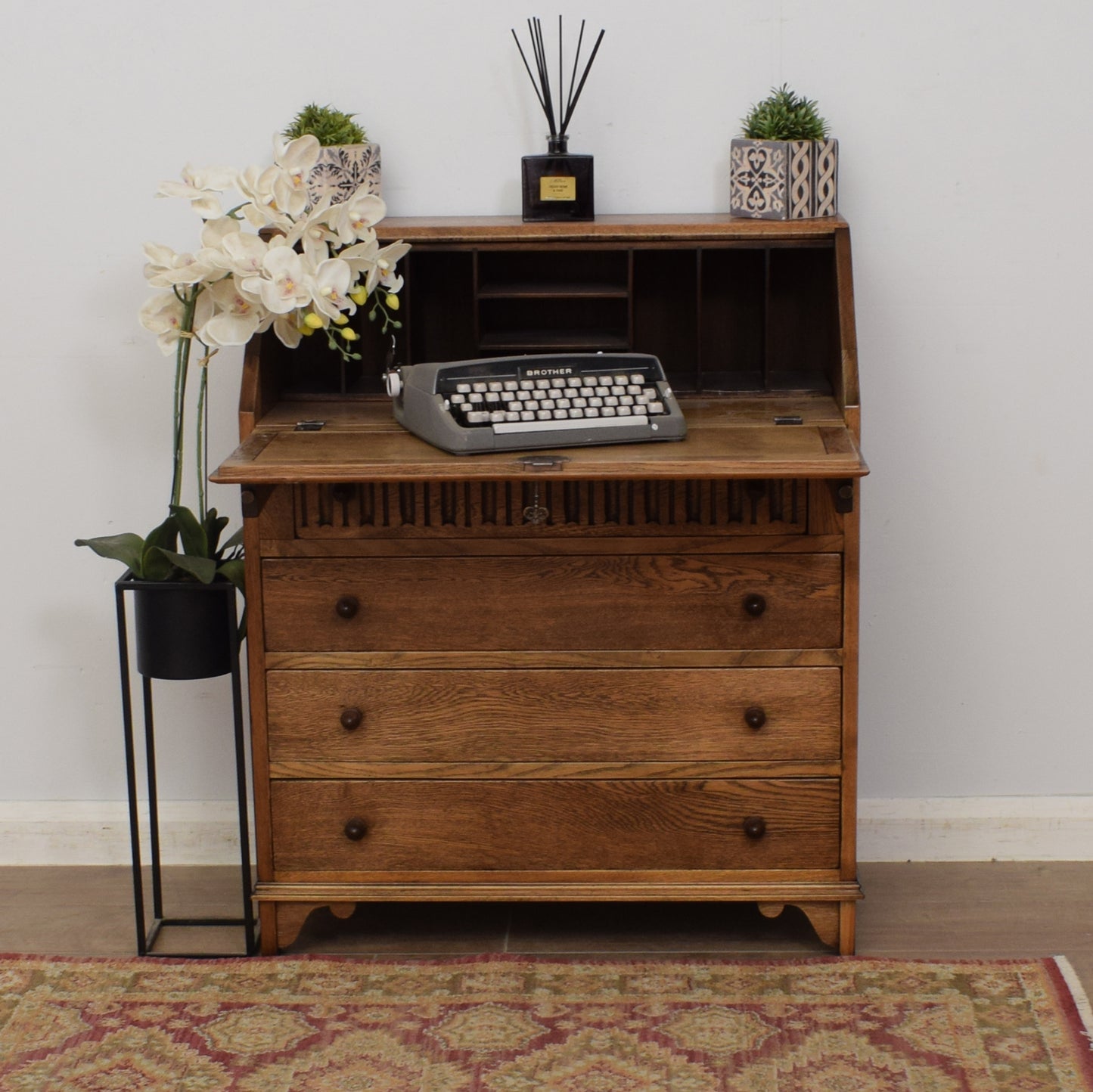 Restored Oak Bureau