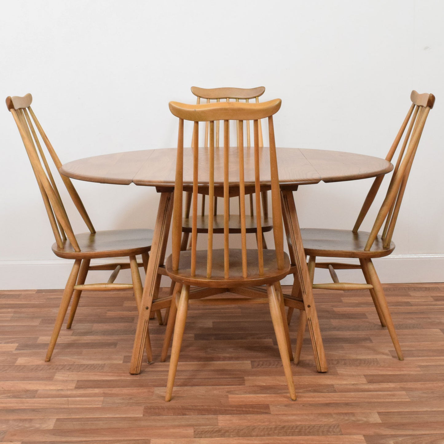 Ercol Drop Leaf Table and Four Chairs