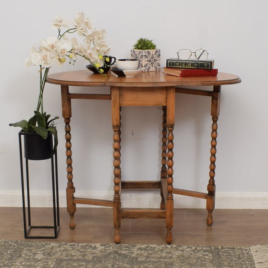 Oak Drop Leaf Table