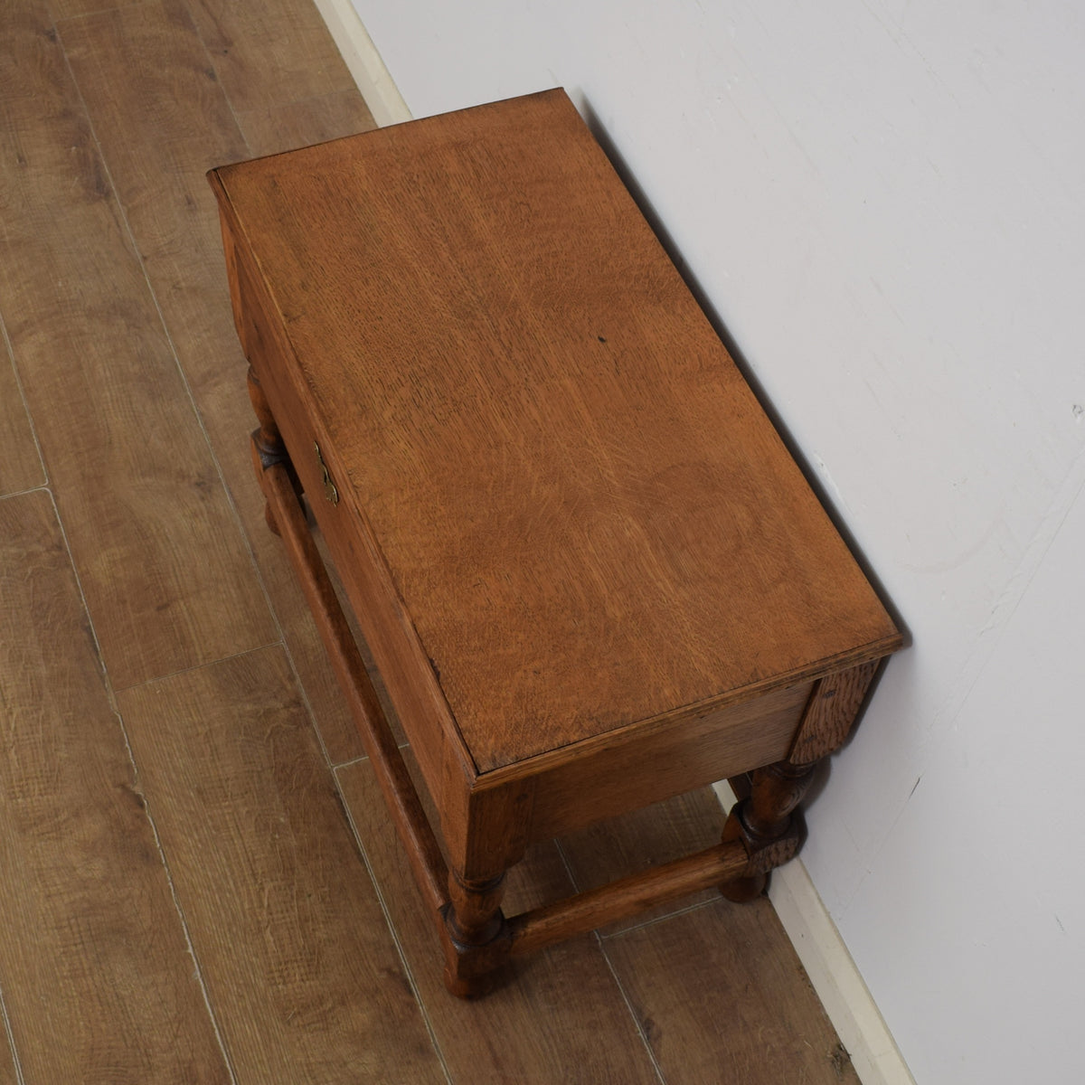 Restored Side Table with Storage