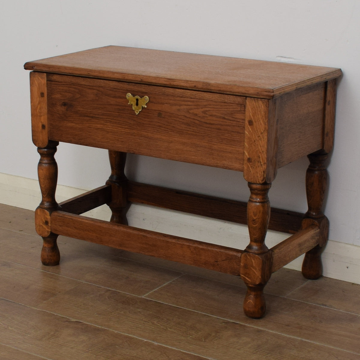 Restored Side Table with Storage