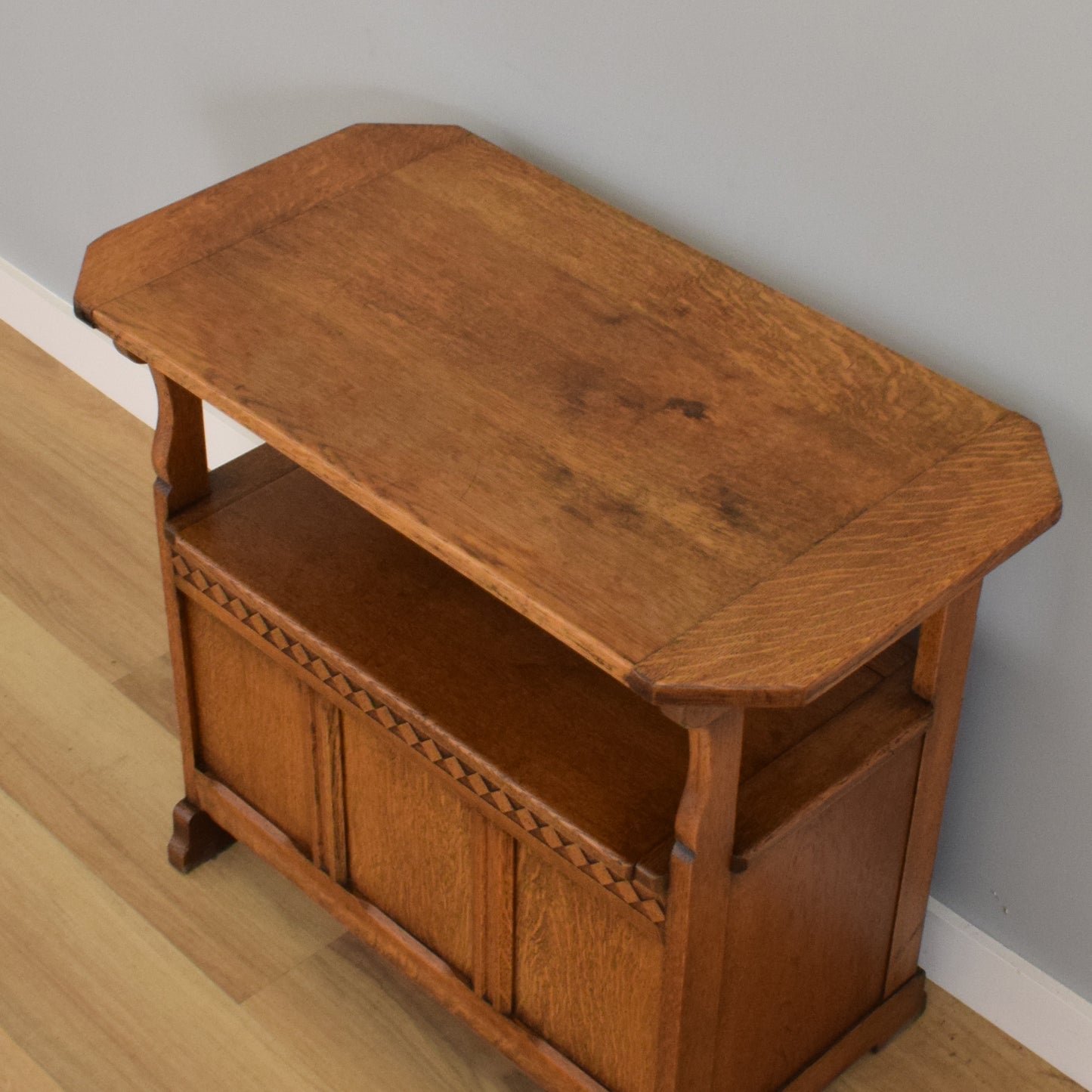 Small Oak Monks Bench