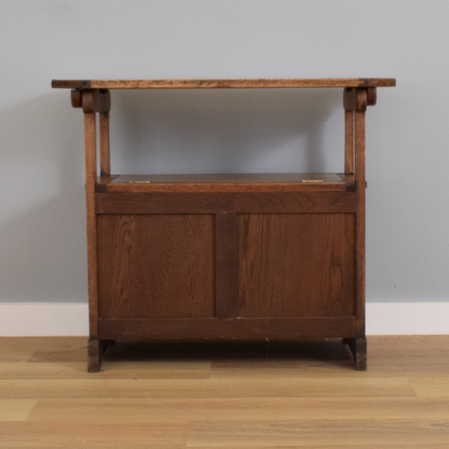 Small Oak Monks Bench