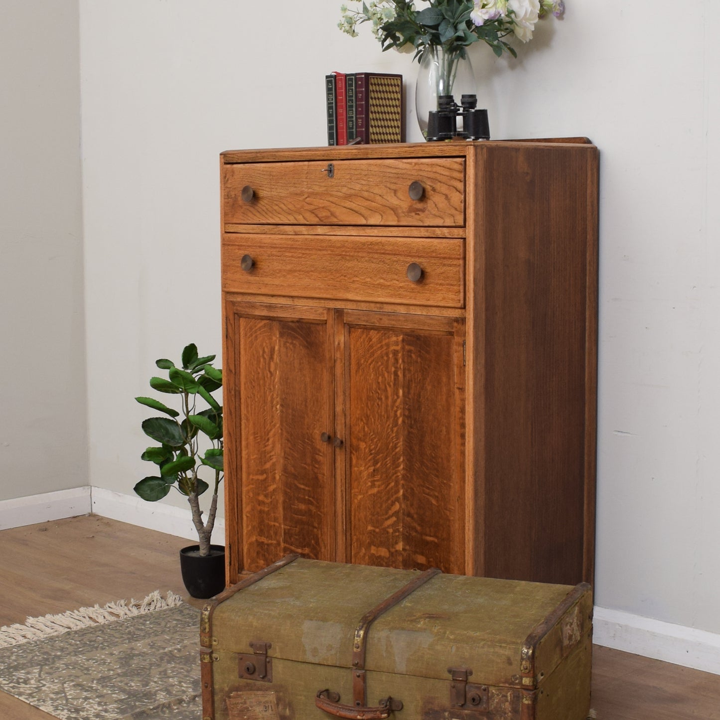 Restored Oak Tallboy