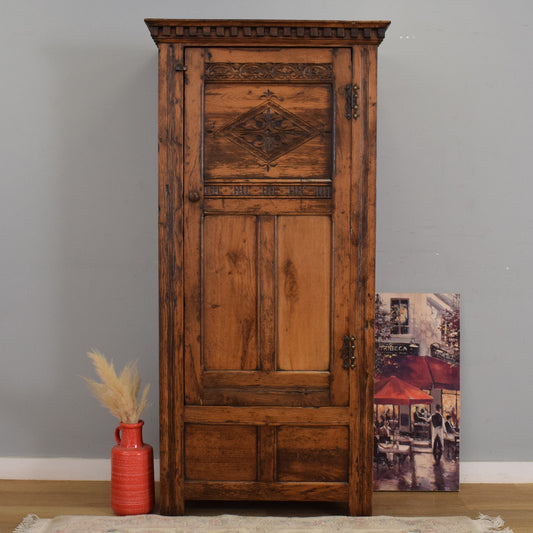 Antique Single-Door Wardrobe