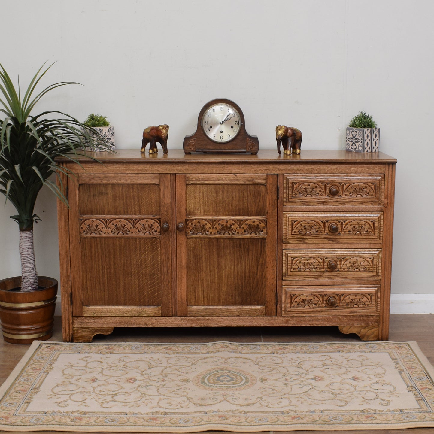 Restored Oak Sideboard