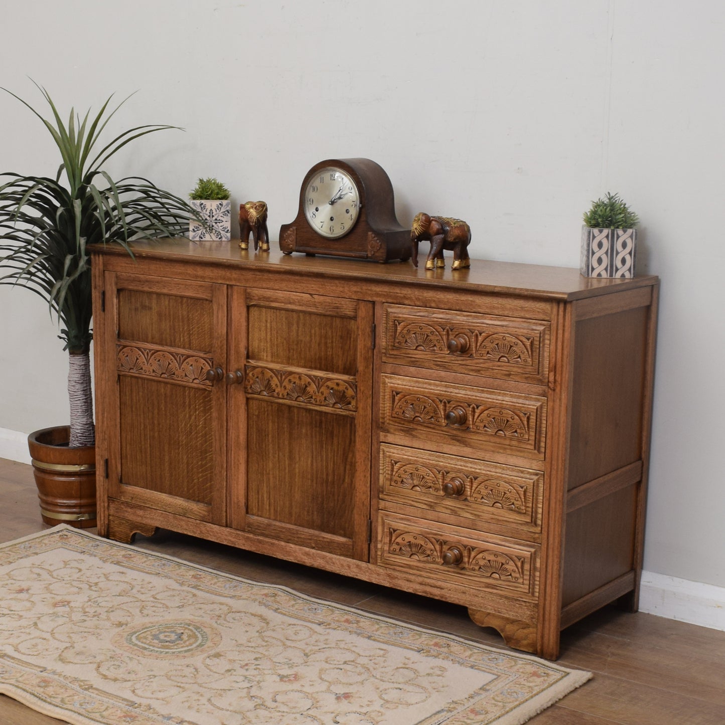 Restored Oak Sideboard