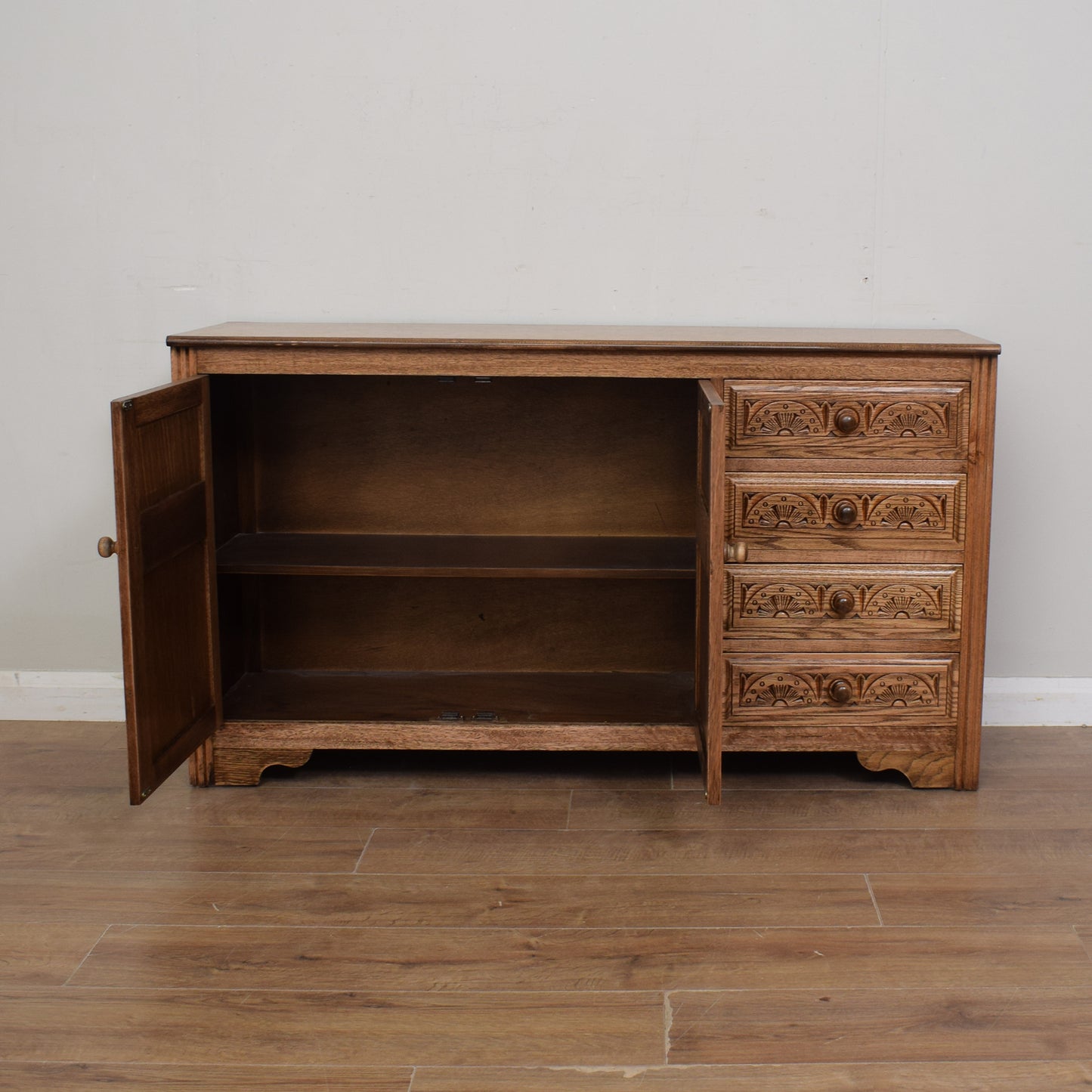 Restored Oak Sideboard