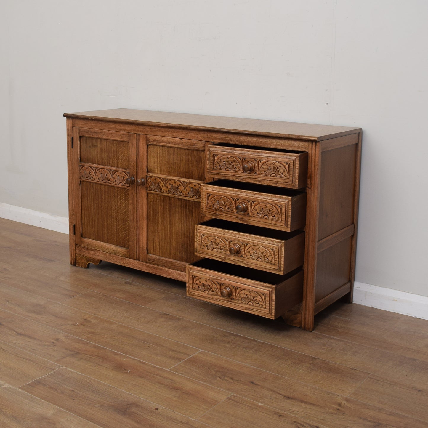 Restored Oak Sideboard