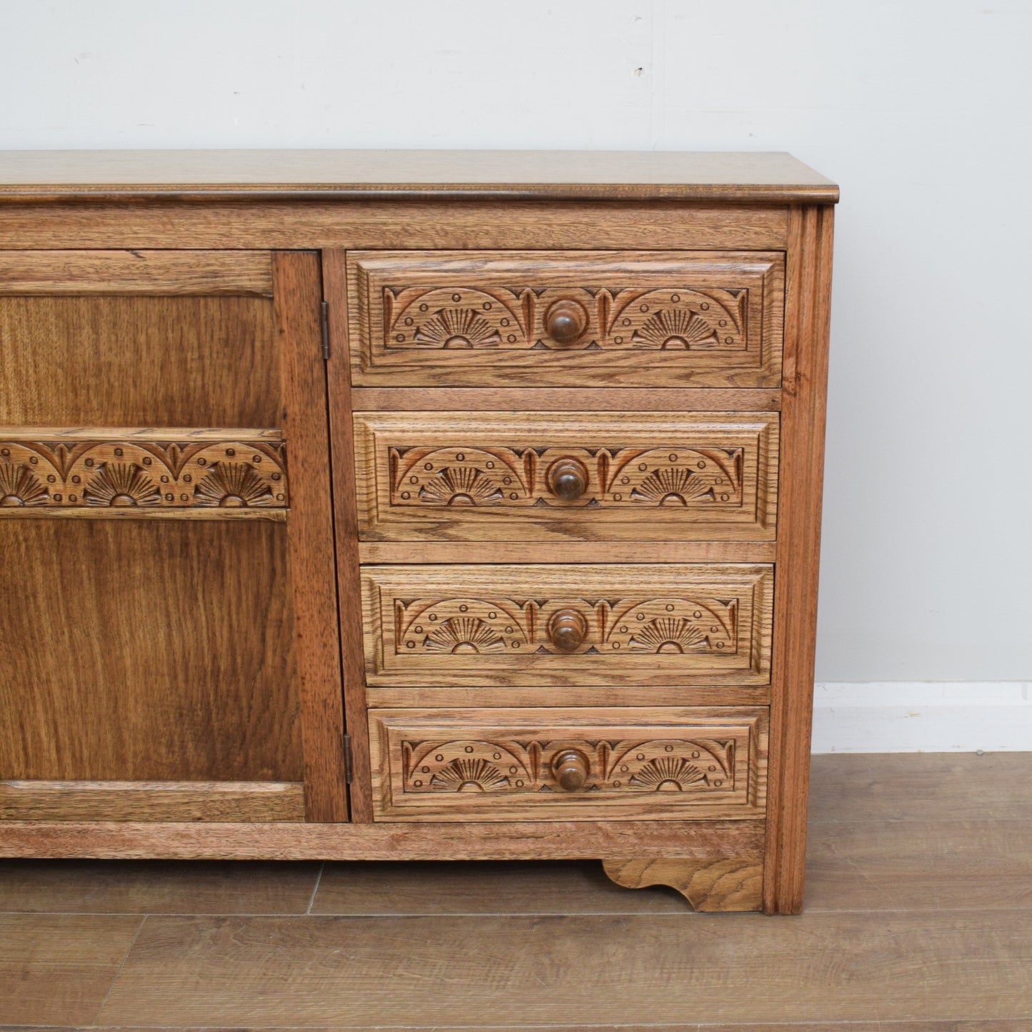 Restored Oak Sideboard