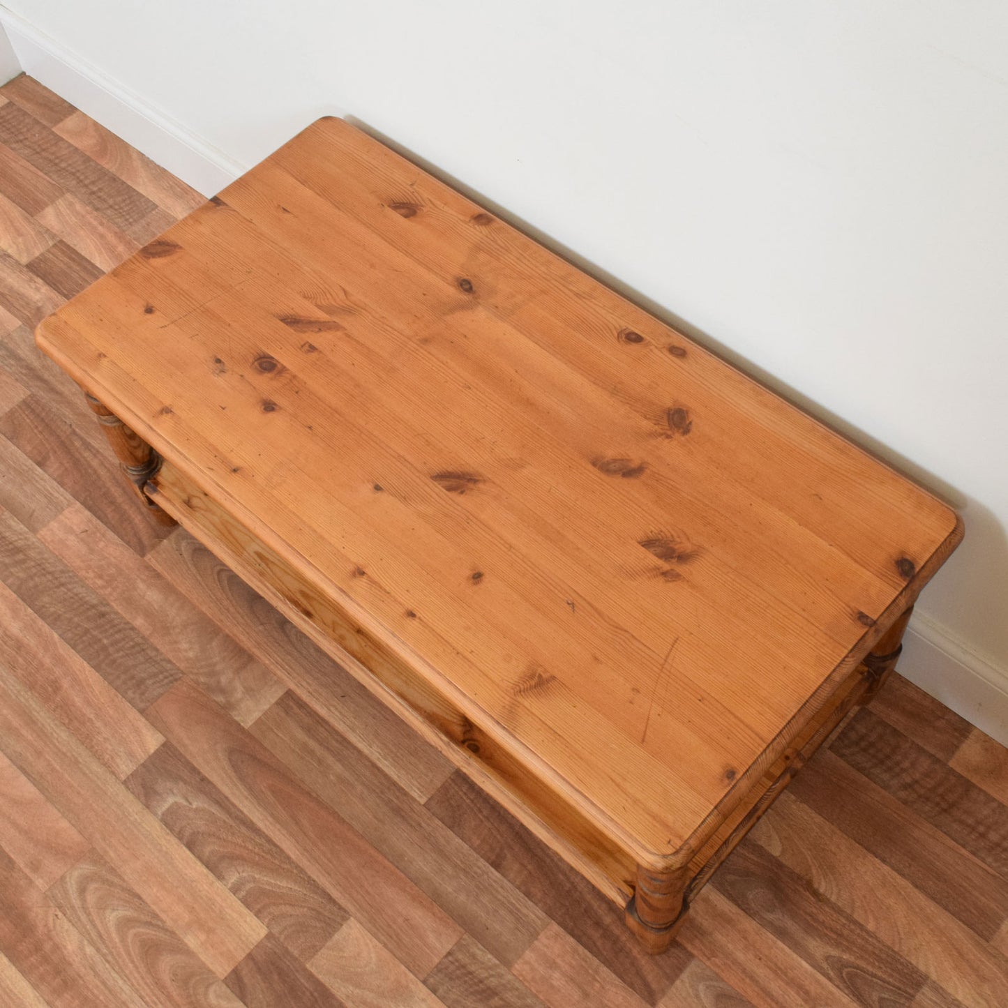 Rustic Pine Coffee Table