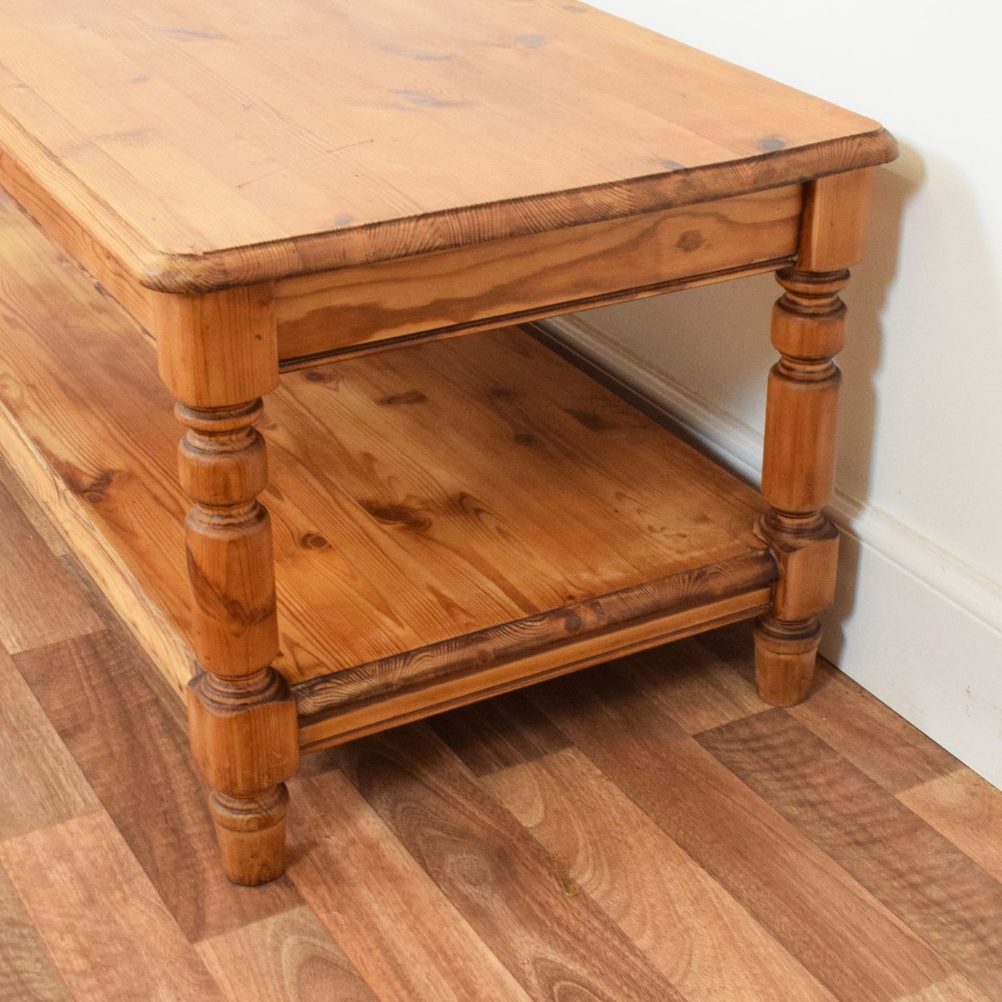Rustic Pine Coffee Table