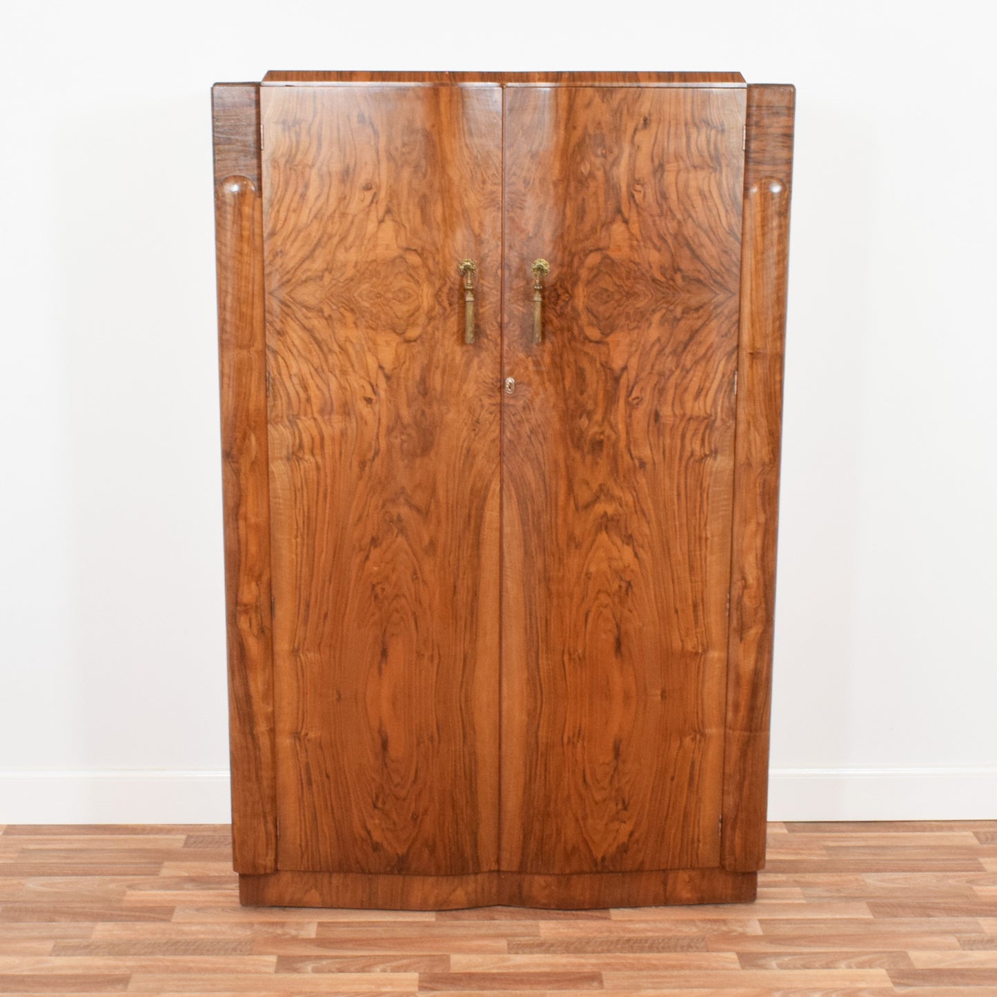 Walnut Double Wardrobe