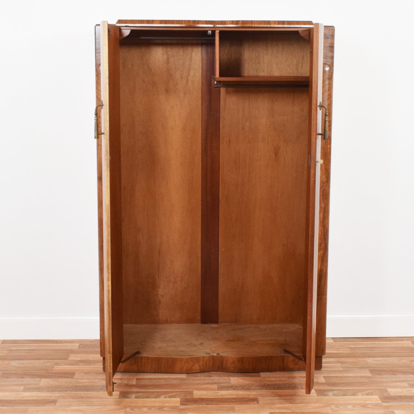 Walnut Double Wardrobe