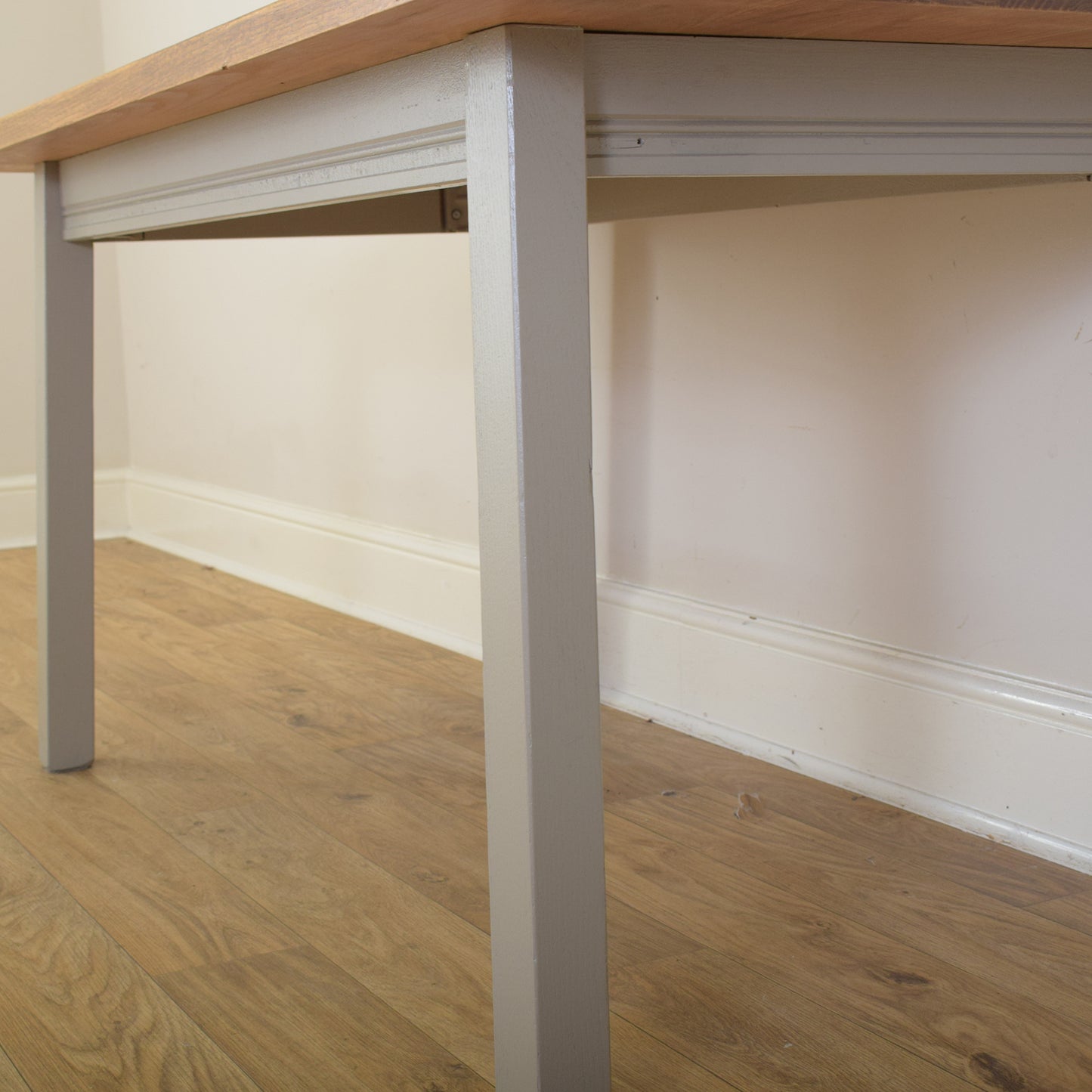 Painted Table And Four Chairs