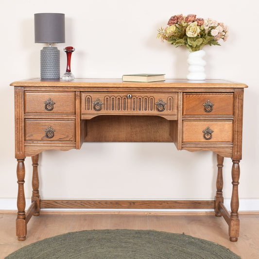 Priory Leather-Top Writing Desk