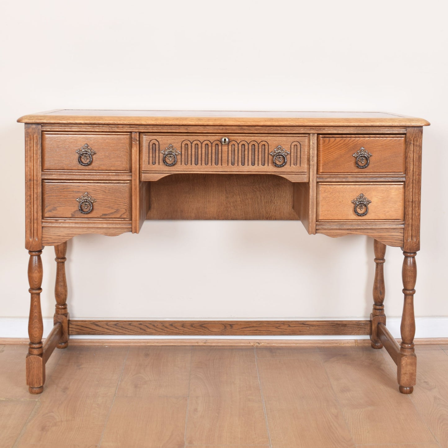 Priory Leather-Top Writing Desk