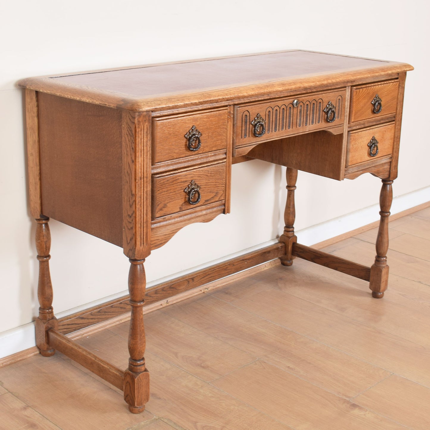 Priory Leather-Top Writing Desk
