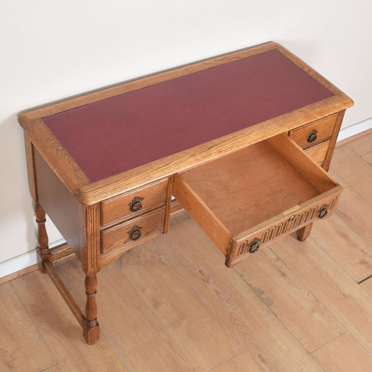 Priory Leather-Top Writing Desk