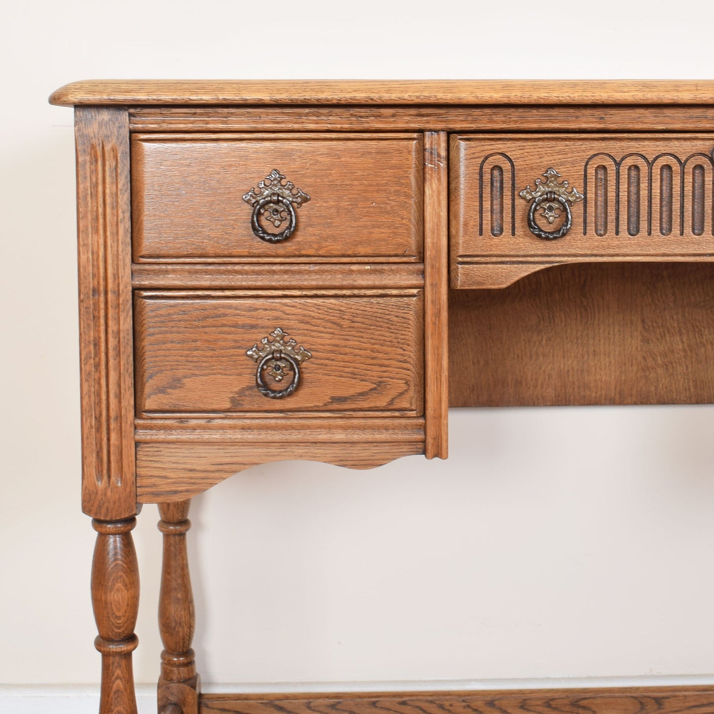 Priory Leather-Top Writing Desk
