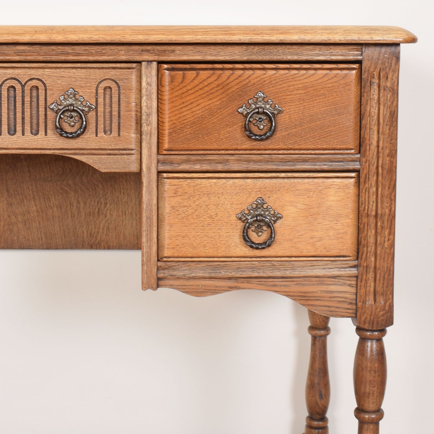 Priory Leather-Top Writing Desk