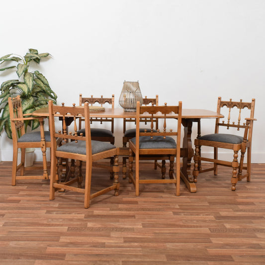 Ercol Table and Six Chairs