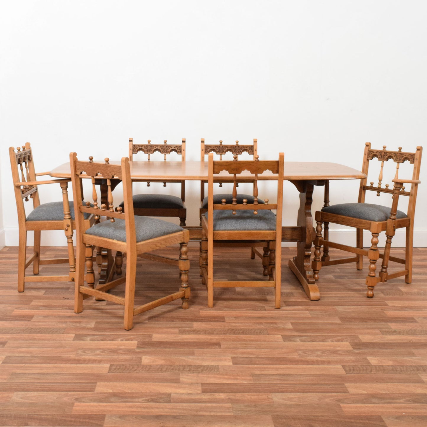 Ercol Table and Six Chairs