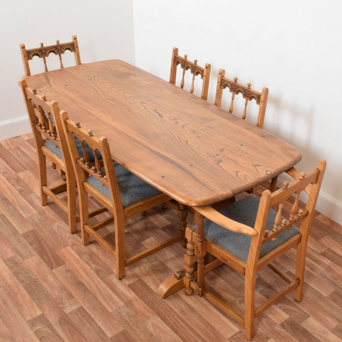 Ercol Table and Six Chairs
