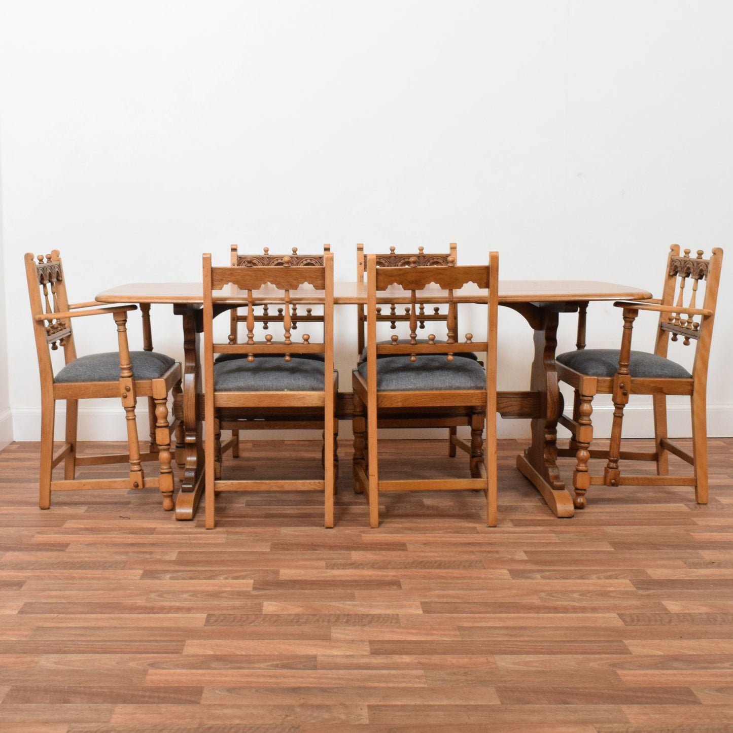 Ercol Table and Six Chairs