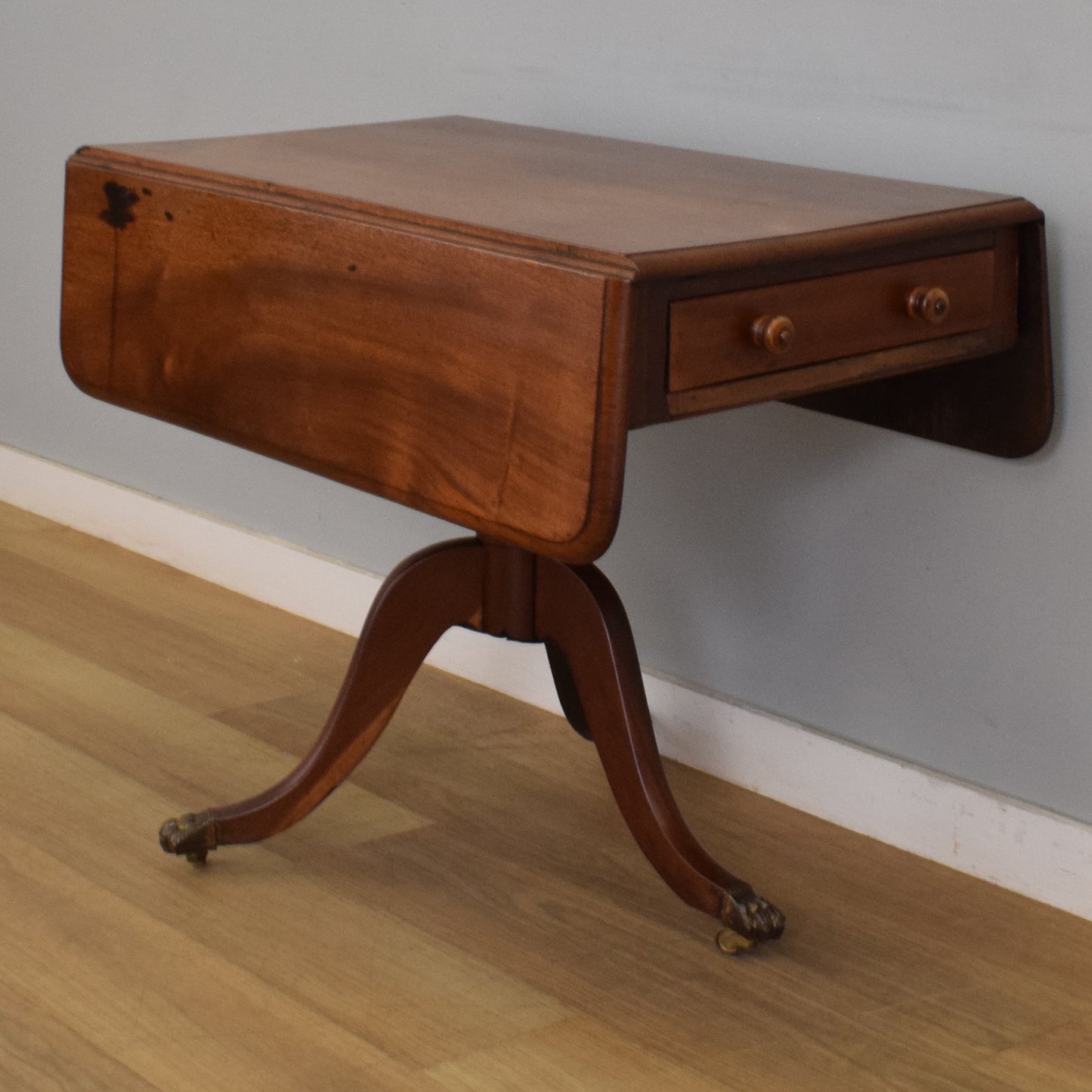 Mahogany Drop-Leaf Table
