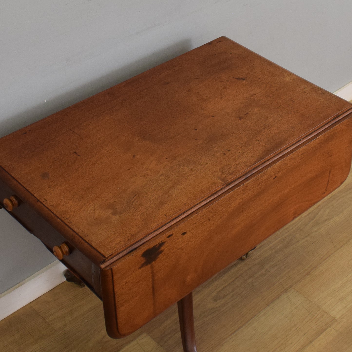 Mahogany Drop-Leaf Table