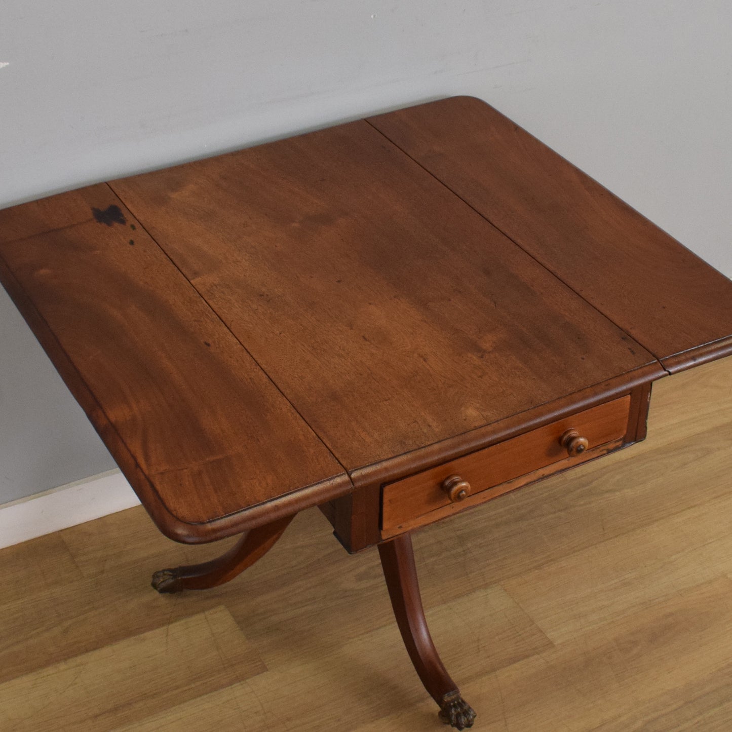 Mahogany Drop-Leaf Table