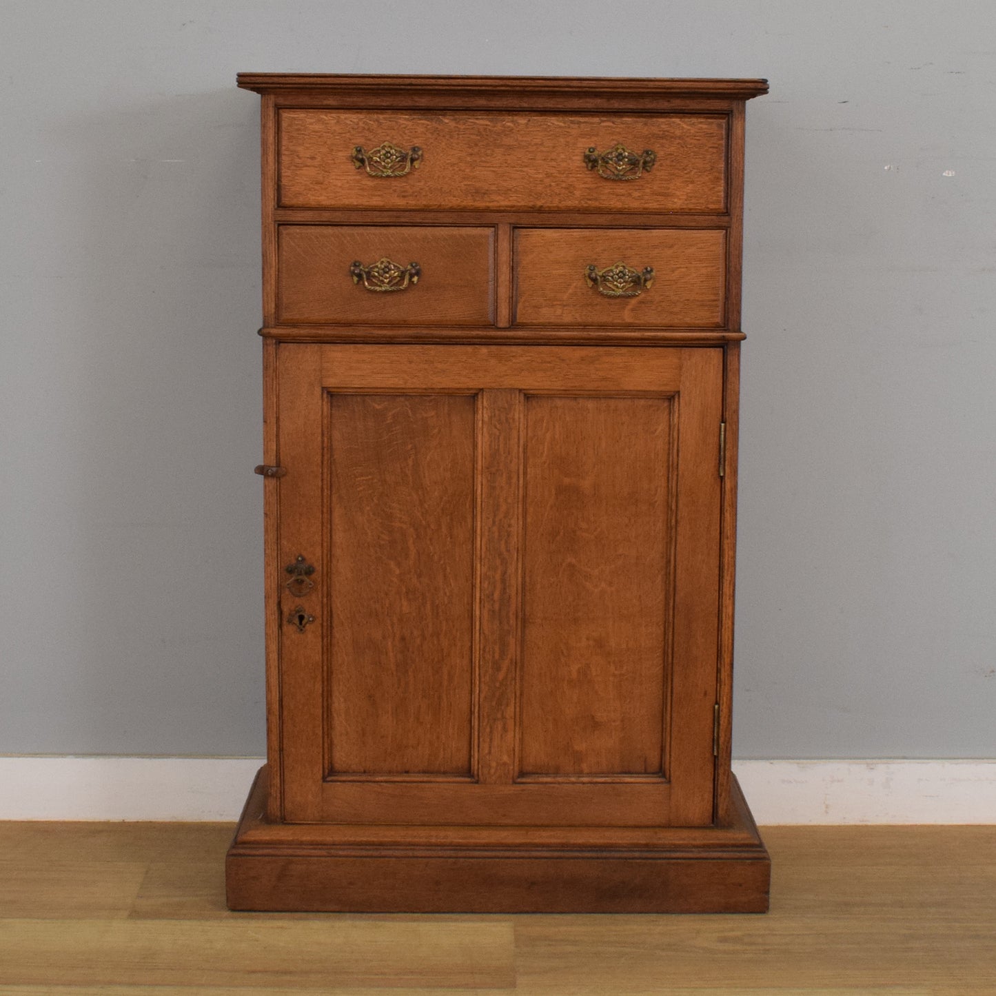 Small Oak Tallboy