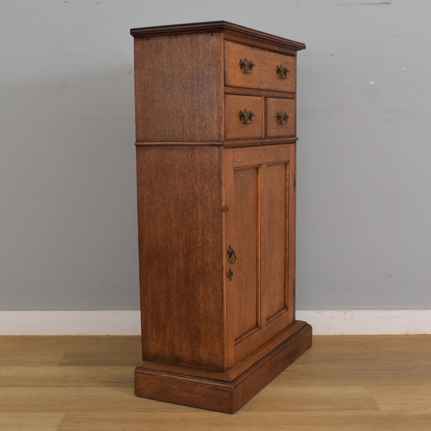Small Oak Tallboy