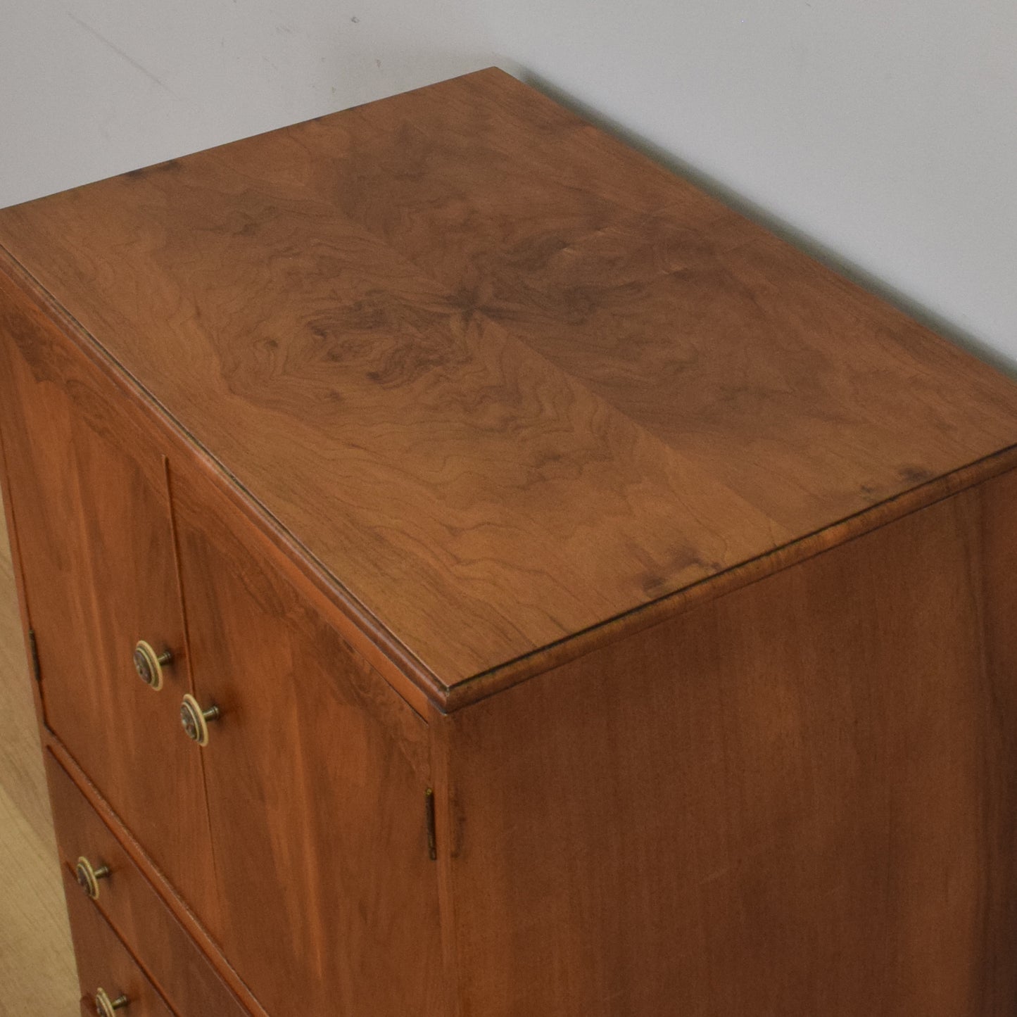 Walnut Veneer Tallboy